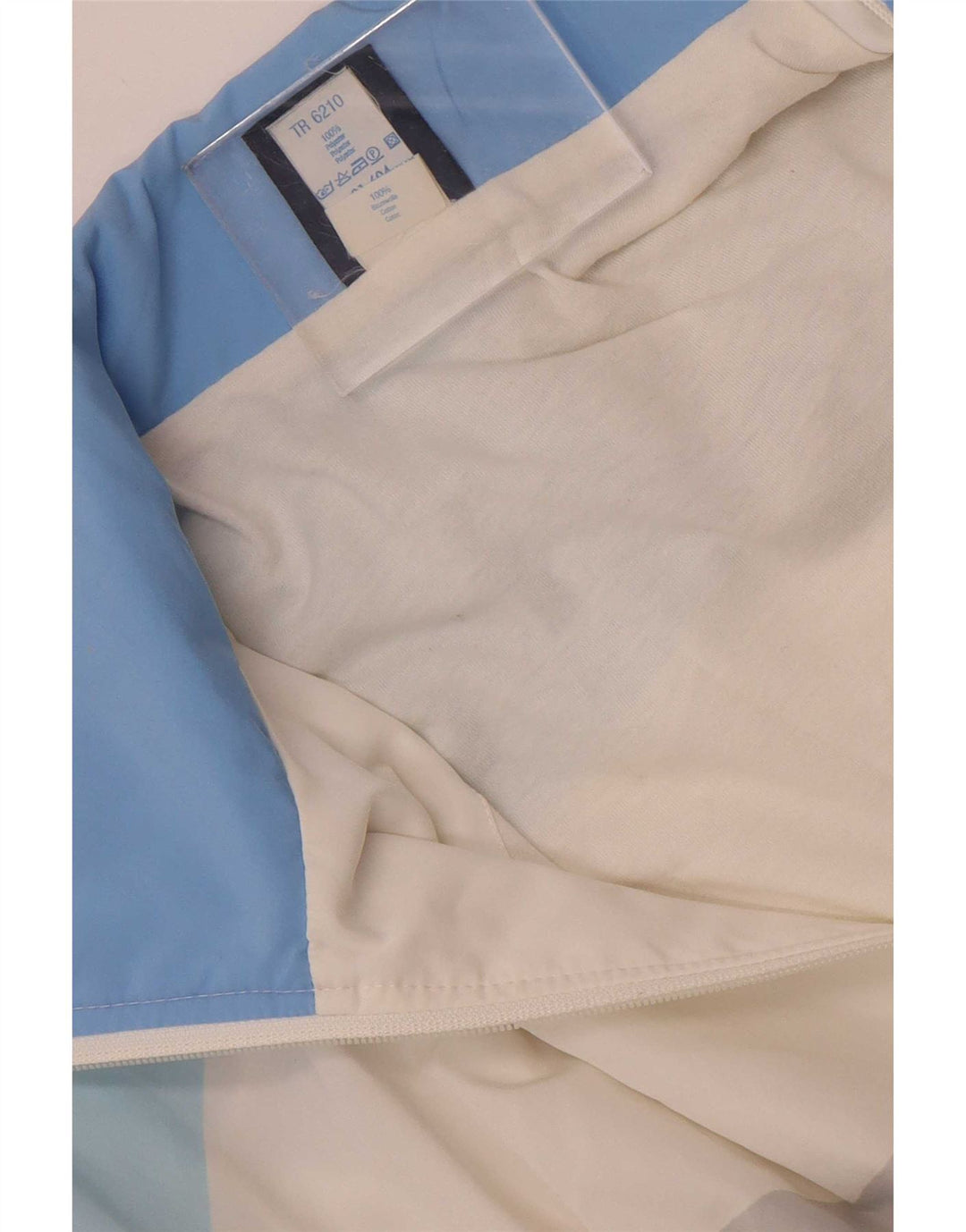 Golden Cup Womens Tracksuit Top Jacket UK 14 Medium White Colourblock