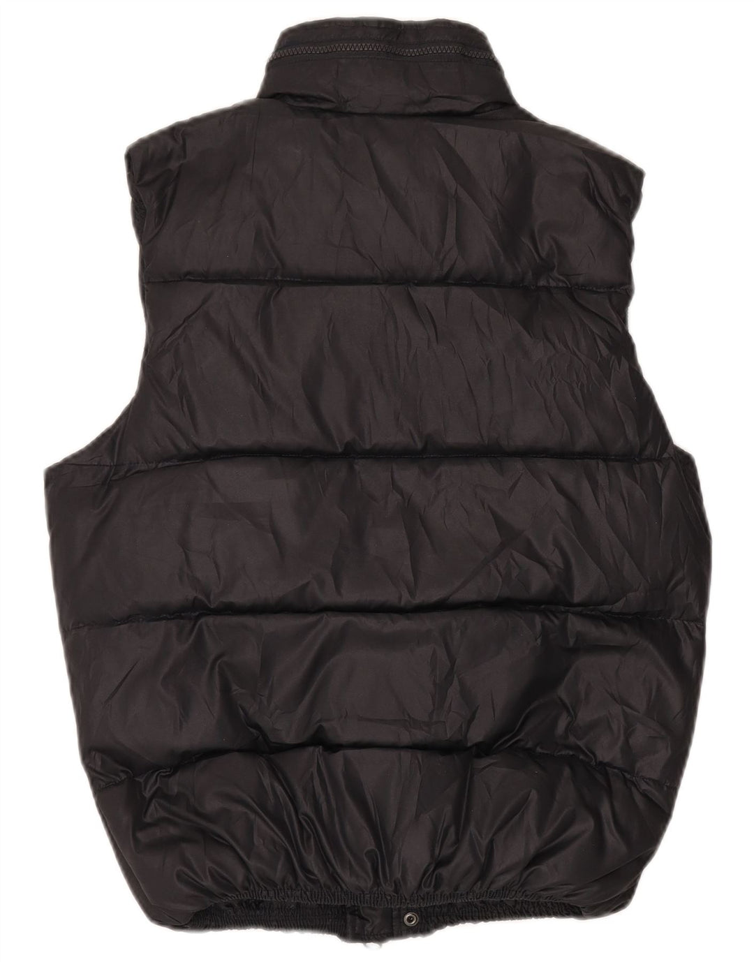 Rifle Mens Hooded Padded Gilet UK 36 Small Black Polyester