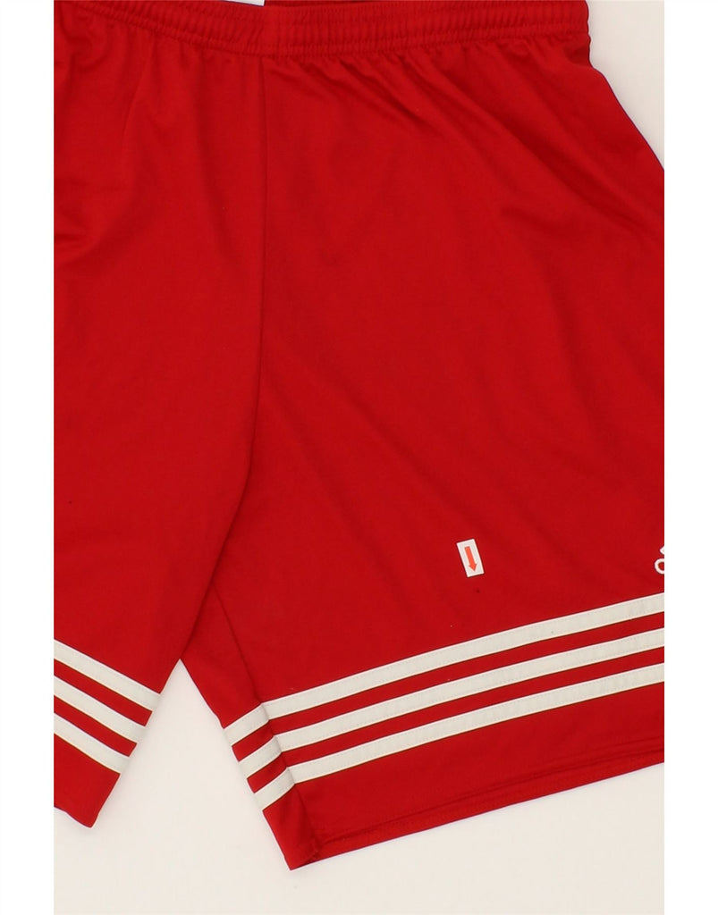 ADIDAS Mens Climalite Sport Shorts Large Red Polyester | Vintage Adidas | Thrift | Second-Hand Adidas | Used Clothing | Messina Hembry 