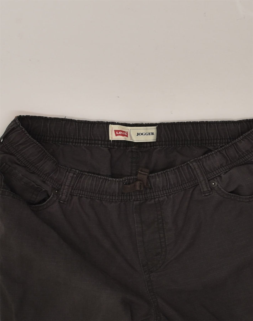 LEVI'S Womens Joggers Casual Trousers XL W36 L29 Black Cotton | Vintage Levi's | Thrift | Second-Hand Levi's | Used Clothing | Messina Hembry 