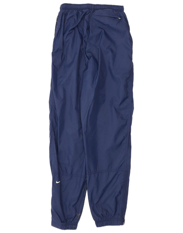 Nike Womens Tracksuit Trousers Joggers US 4/6 Small Navy Blue Nylon