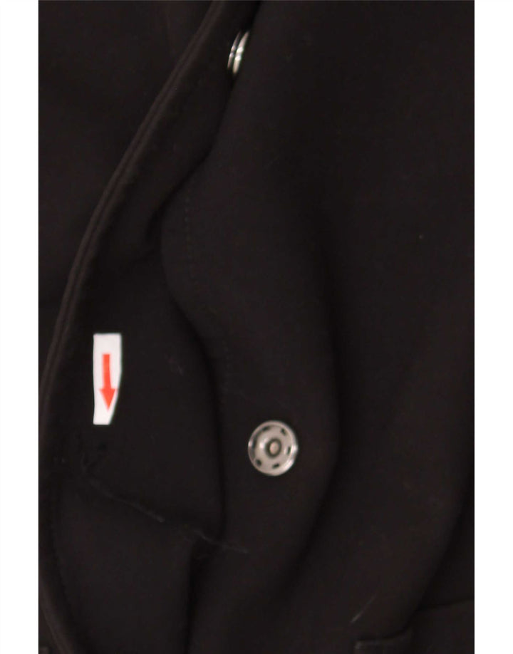 Benetton Womens Overcoat UK 12 Medium Black