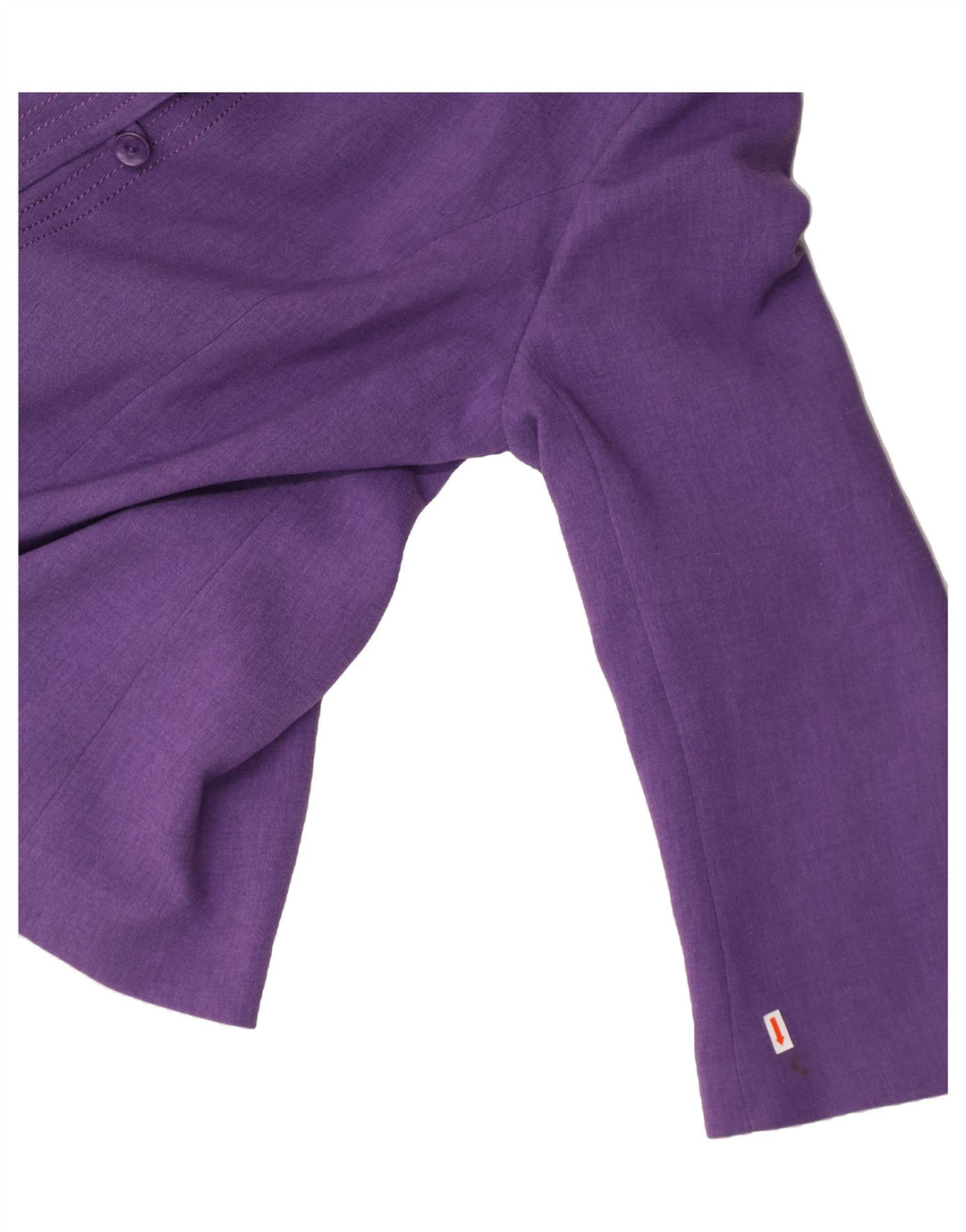 EASTEX Womens 3 Button Blazer Jacket UK 16 Large Purple Polyester Vintage Eastex and Second-Hand Eastex from Messina Hembry 