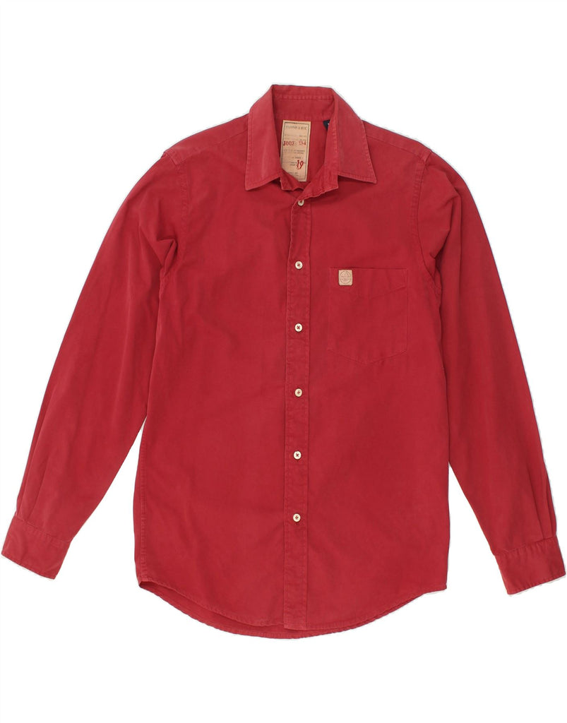 MURPHY & NYE Mens Shirt Medium Red Cotton | Vintage Murphy & Nye | Thrift | Second-Hand Murphy & Nye | Used Clothing | Messina Hembry 