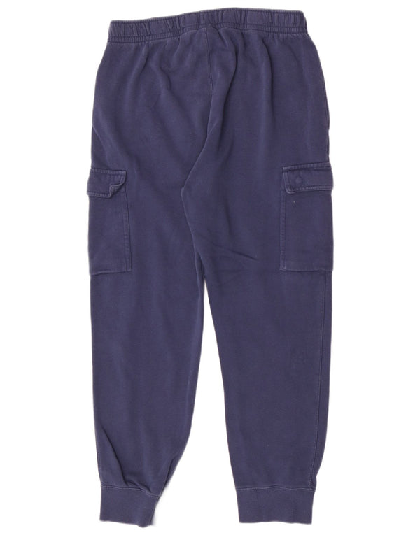 Nike Mens Cargo Tracksuit Trousers Joggers Medium Navy Blue Cotton