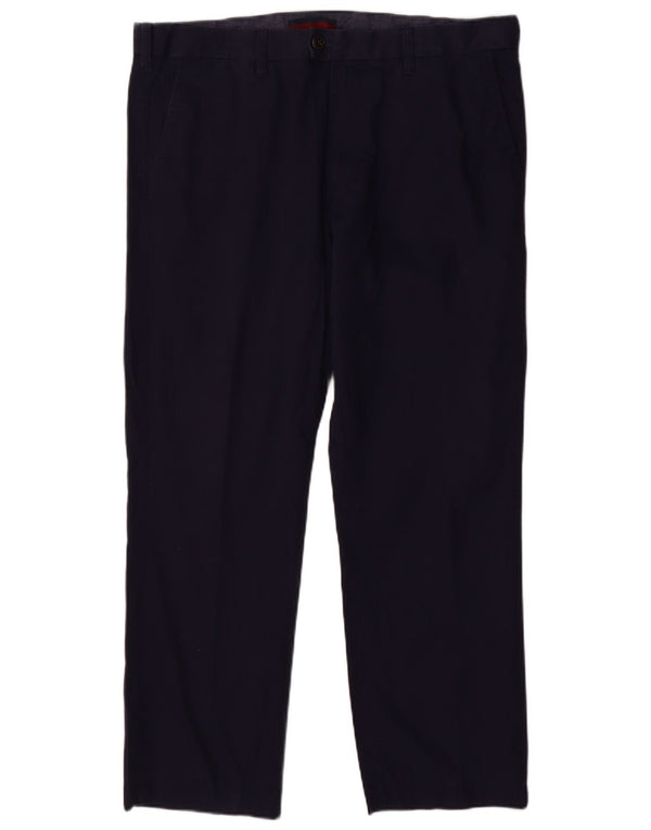 MARKS & SPENCER Mens Blue Harbour Suit Trousers W38 L29 Navy Blue