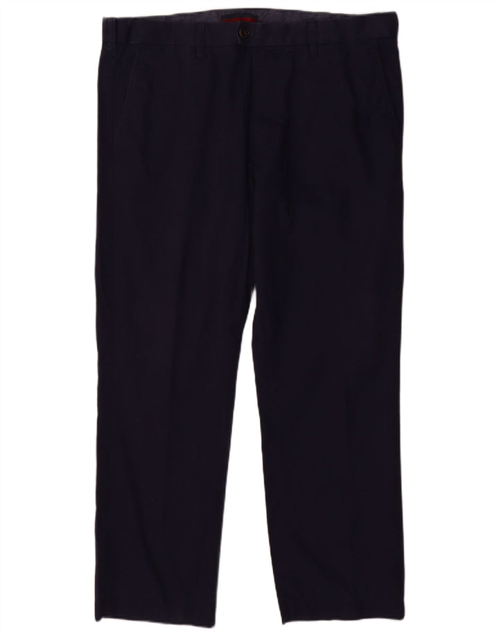 MARKS & SPENCER Mens Blue Harbour Suit Trousers W38 L29 Navy Blue
