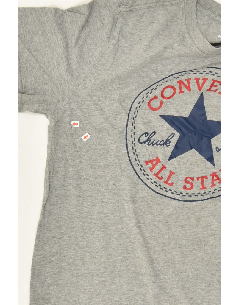 CONVERSE Mens Graphic T-Shirt Top Small Grey Cotton | Vintage Converse | Thrift | Second-Hand Converse | Used Clothing | Messina Hembry 