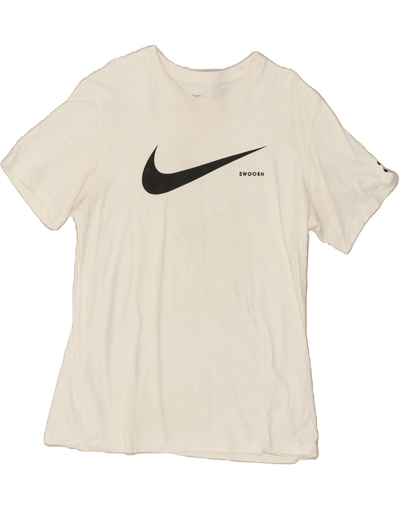 NIKE Mens Graphic T-Shirt Top Large White Cotton | Vintage Nike | Thrift | Second-Hand Nike | Used Clothing | Messina Hembry 