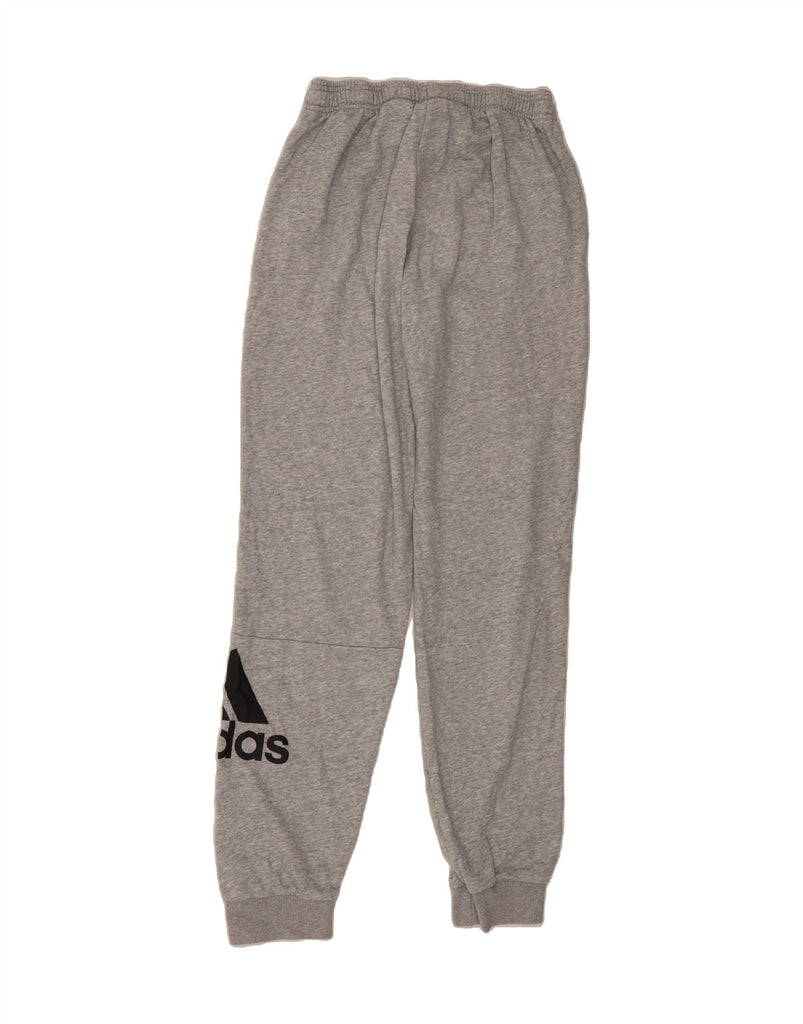 ADIDAS Boys Graphic Tracksuit Trousers Joggers 15-16 Years  Grey Cotton Vintage Adidas and Second-Hand Adidas from Messina Hembry 