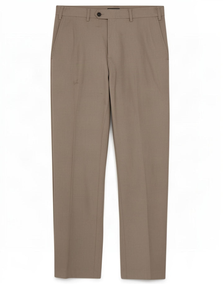 Marks & Spencer Mens Regular Fit Suit Trousers W34 L33 Grey Polyester