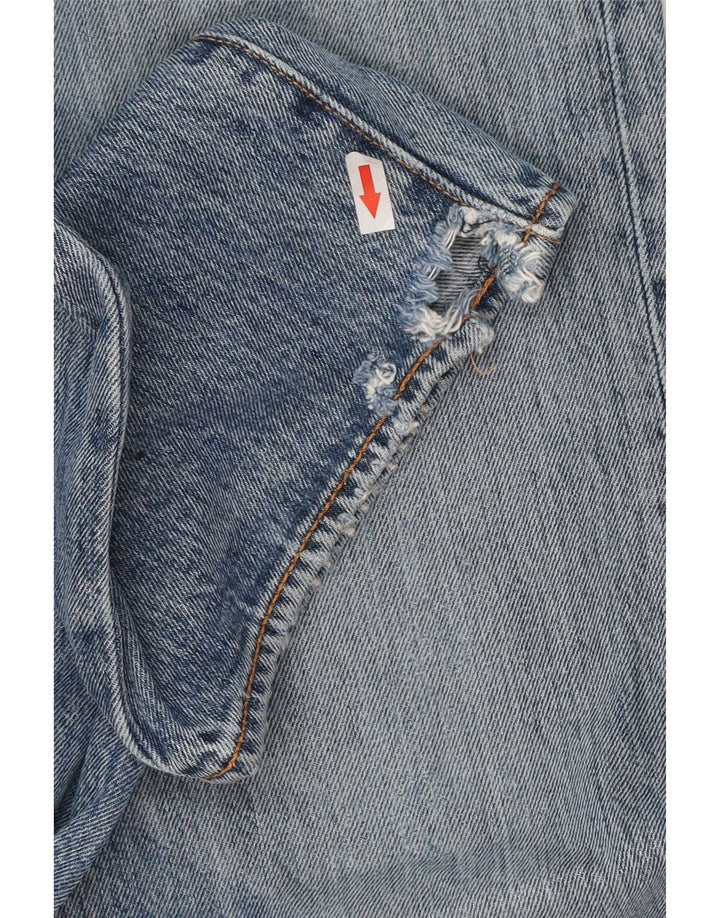 Levi's Mens 501 Straight Jeans W36 L32 Blue Cotton