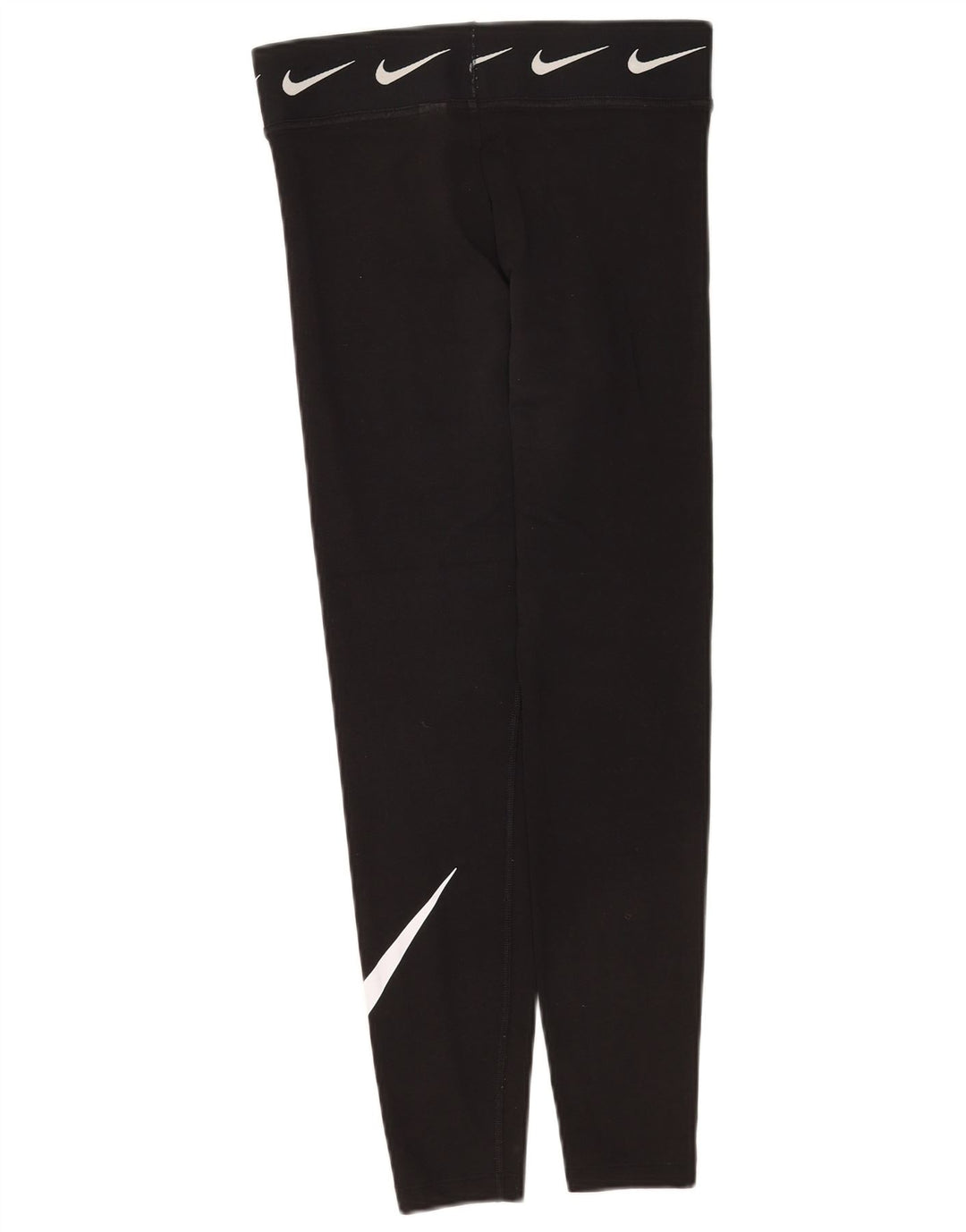 Nike Womens Graphic Leggings UK 8 Small  Black Cotton