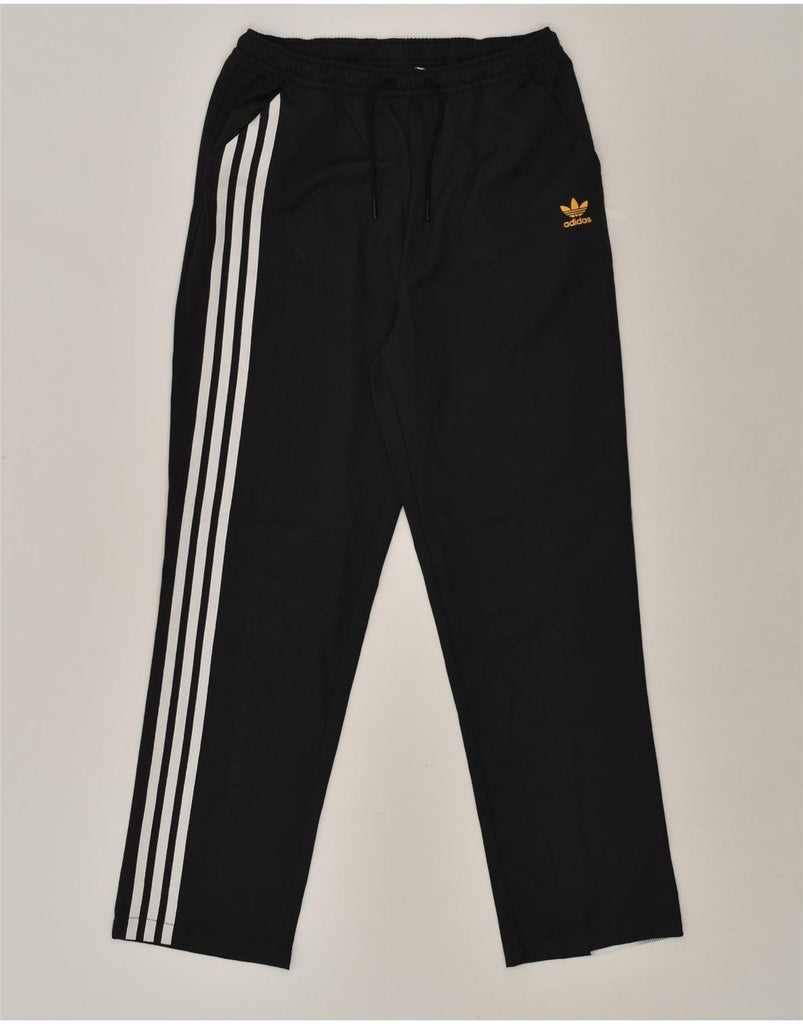 ADIDAS Mens Tracksuit Trousers Small Black Polyester | Vintage Adidas | Thrift | Second-Hand Adidas | Used Clothing | Messina Hembry 