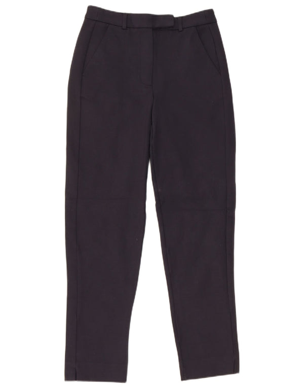 Marks & Spencer Womens Slim Suit Trousers W26 L26 Navy Blue