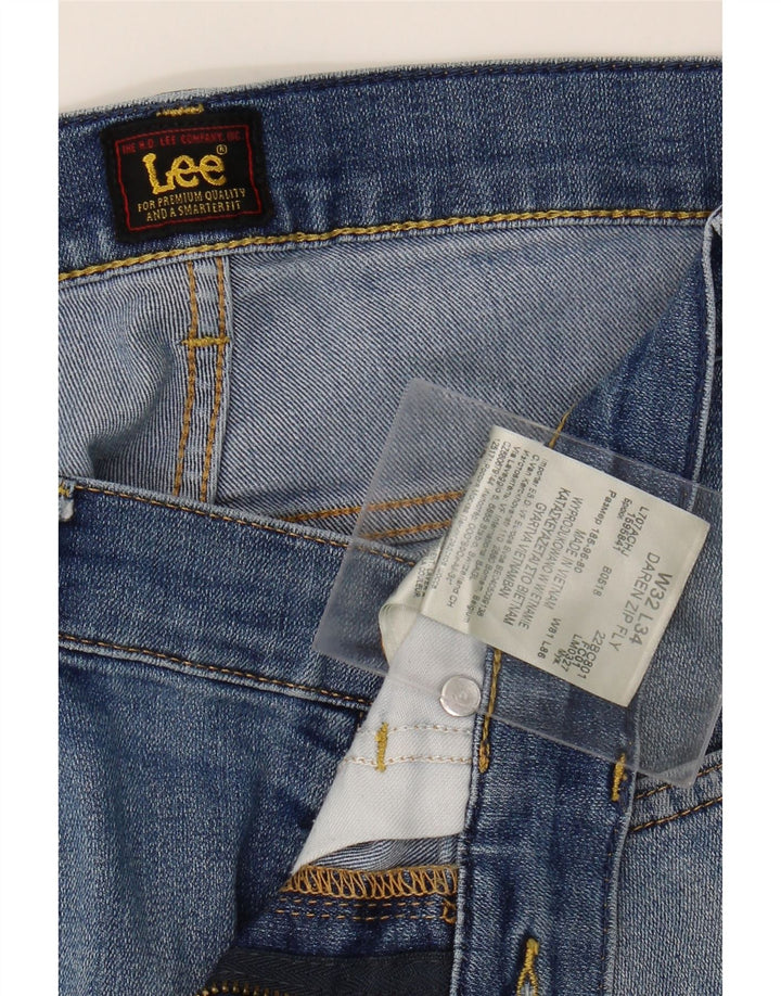 LEE Womens Daren Zip Fly Straight Jeans W32 L29 Blue Cotton Vintage Lee and Second-Hand Lee from Messina Hembry 