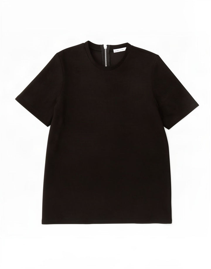 Zara Womens Blouse Top UK 14 Medium Black Polyester