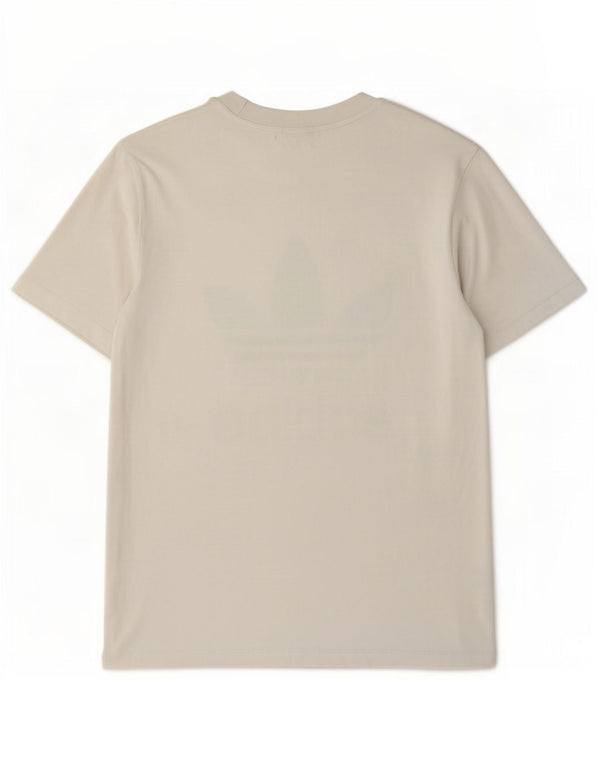 Adidas Womens Graphic T-Shirt Top UK 8 Small White Cotton