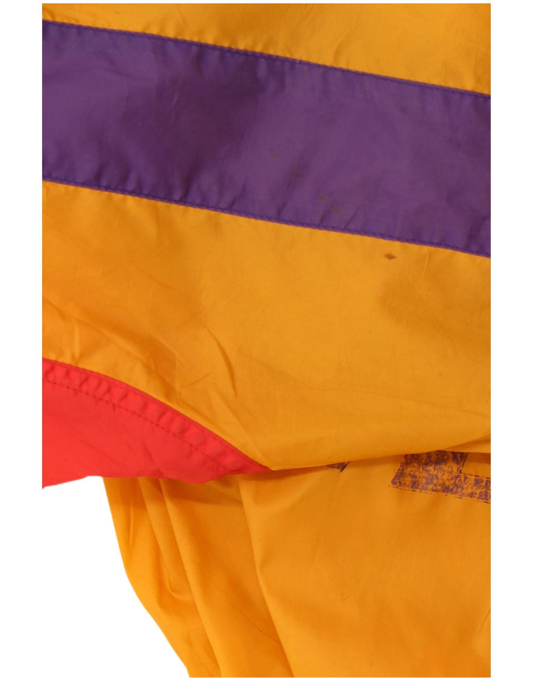 UNIFORM Mens Loose Fit Pullover Rain Jacket UK 38 Medium Orange