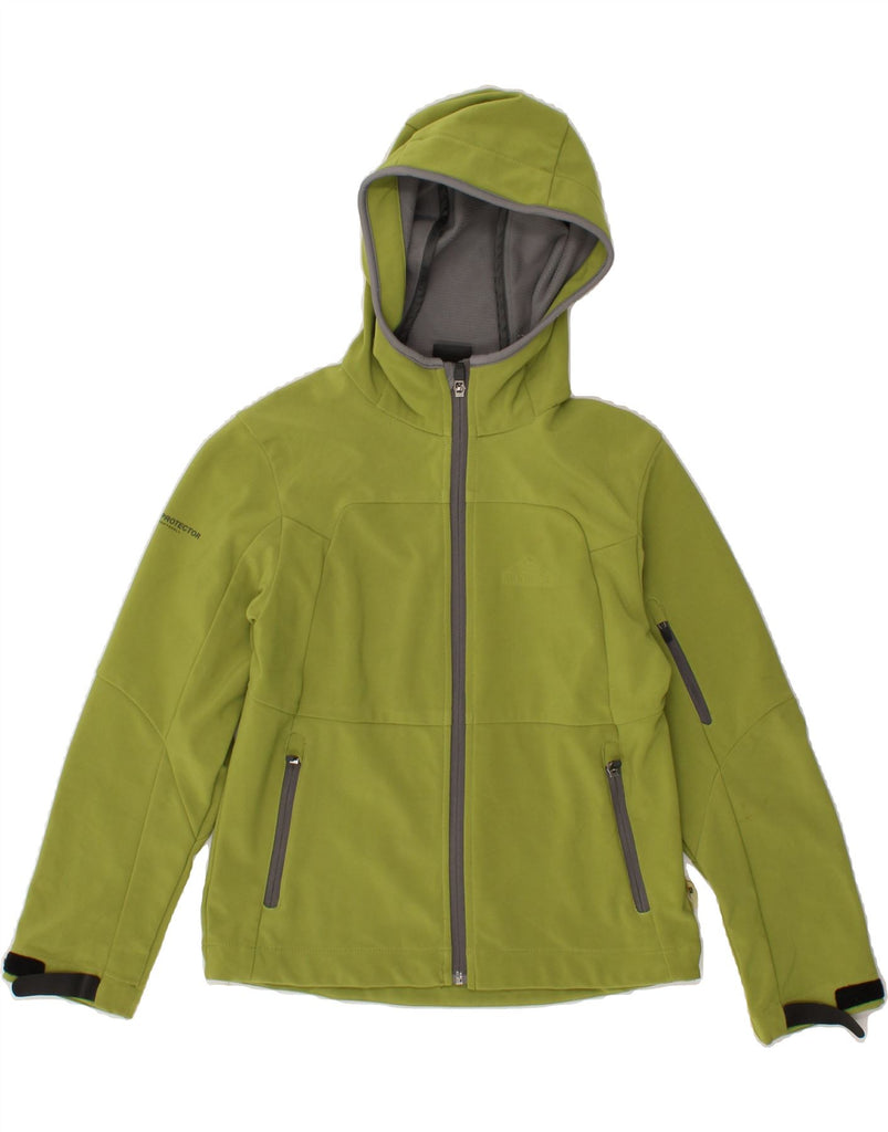 MCKINLEY Boys Hooded Tracksuit Top Jacket 9-10 Years Green Vintage McKinley and Second-Hand McKinley from Messina Hembry 