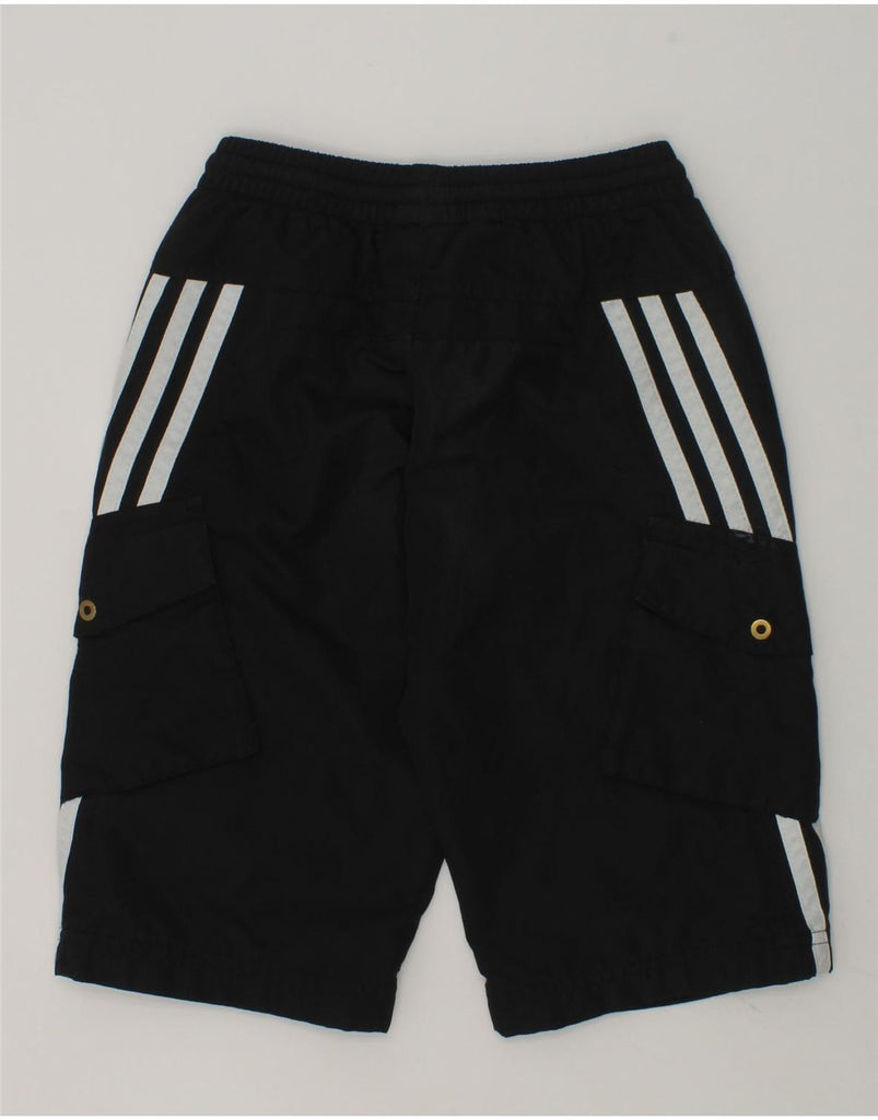 ADIDAS Boys Sport Shorts 5-6 Years Black Polyester | Vintage Adidas | Thrift | Second-Hand Adidas | Used Clothing | Messina Hembry 