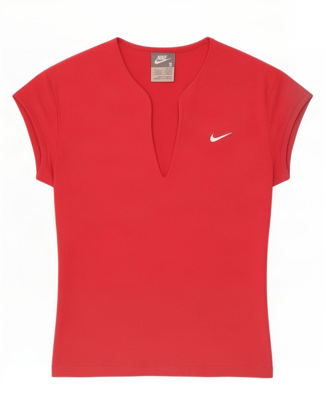 Nike Womens T-Shirt Top UK 8/10 Small Red