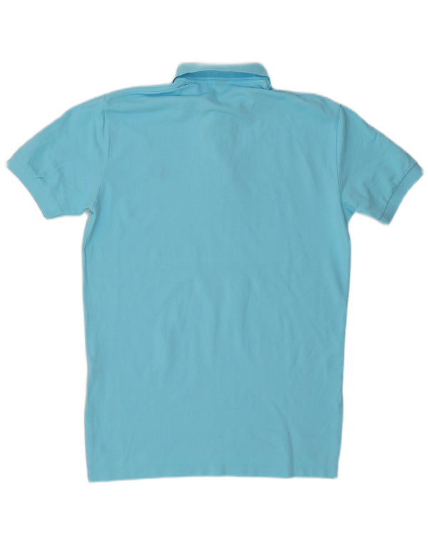 POLO RALPH LAUREN Mens Polo Shirt Medium Blue Cotton