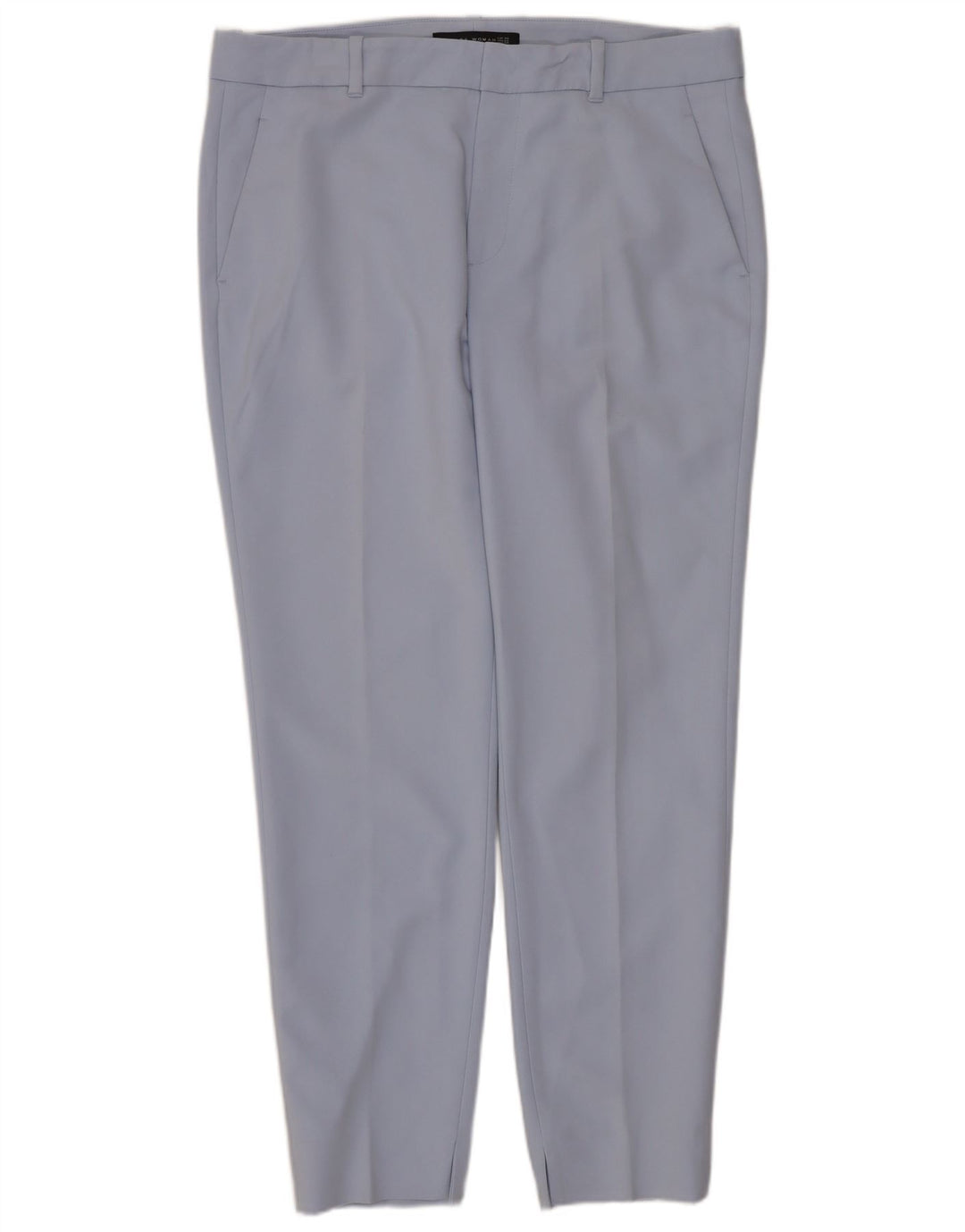Zara Womens Slim Chino Trousers EU 40 Medium W30 L28 Blue