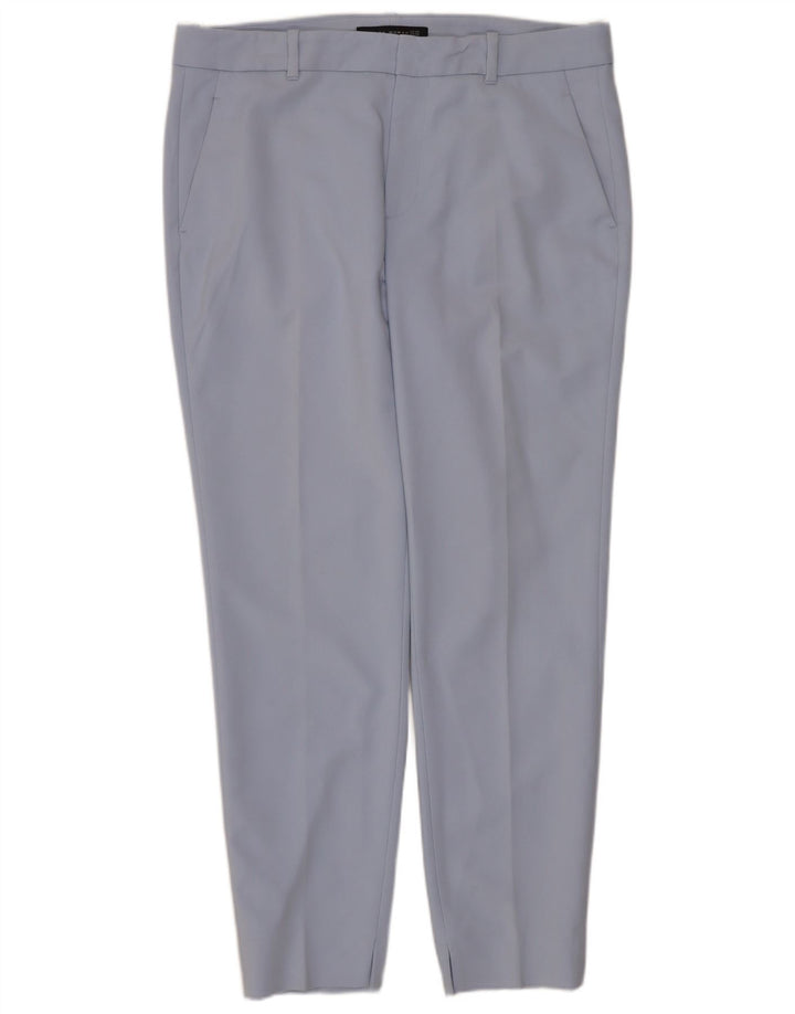 Zara Womens Slim Chino Trousers EU 40 Medium W30 L28 Blue