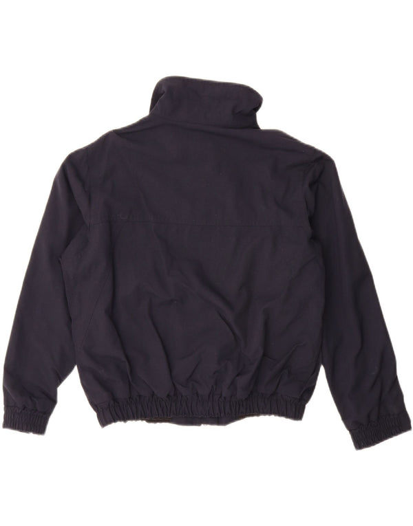 MURPHY & NYE Boys Bomber Jacket 9-10 Years Large Navy Blue Nylon