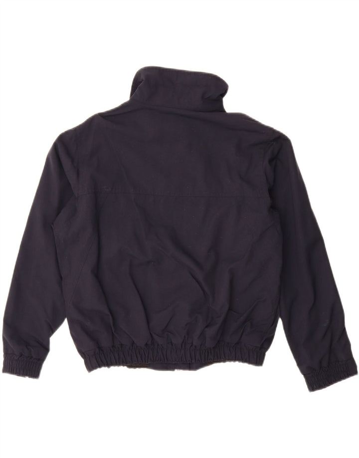 MURPHY & NYE Boys Bomber Jacket 9-10 Years Large Navy Blue Nylon