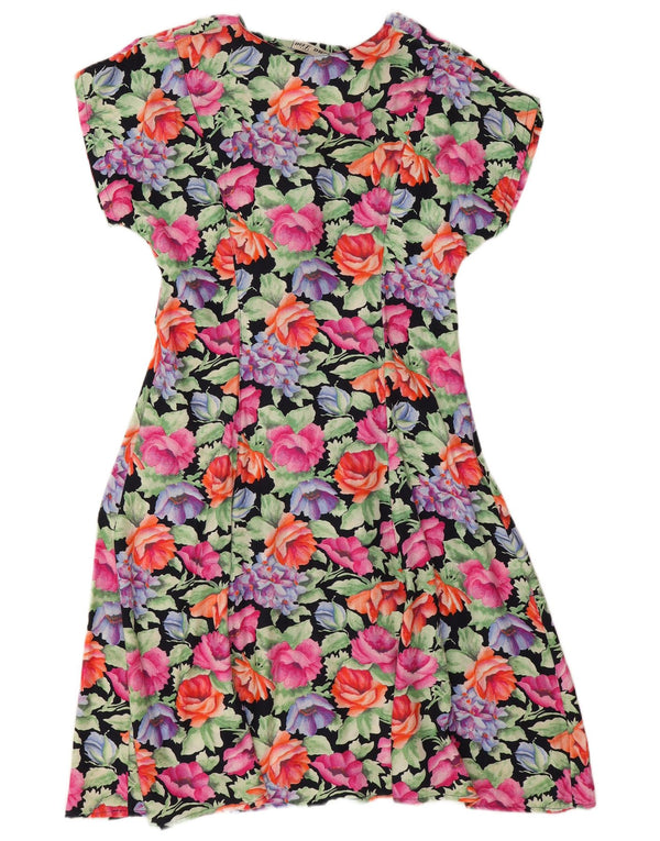 Mona Lisa Womens A-Line Dress UK 16 Large Multicoloured Floral