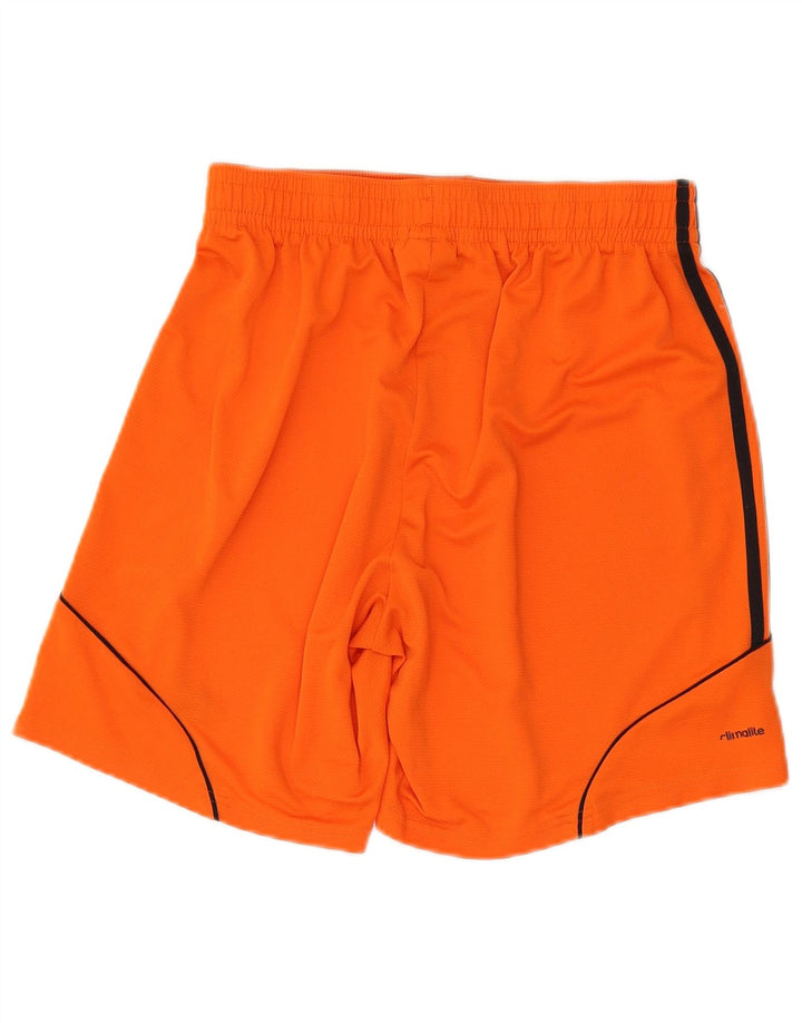 ADIDAS Mens Climalite Sport Shorts Large  Orange Polyester