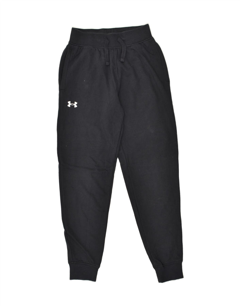 UNDER ARMOUR Womens Tracksuit Trousers Joggers UK 10 Small Black | Vintage Under Armour | Thrift | Second-Hand Under Armour | Used Clothing | Messina Hembry 