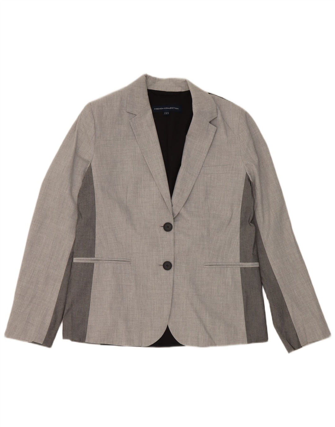 French Connection Womens Blazer Jacket UK 12 Medium Grey Classic
