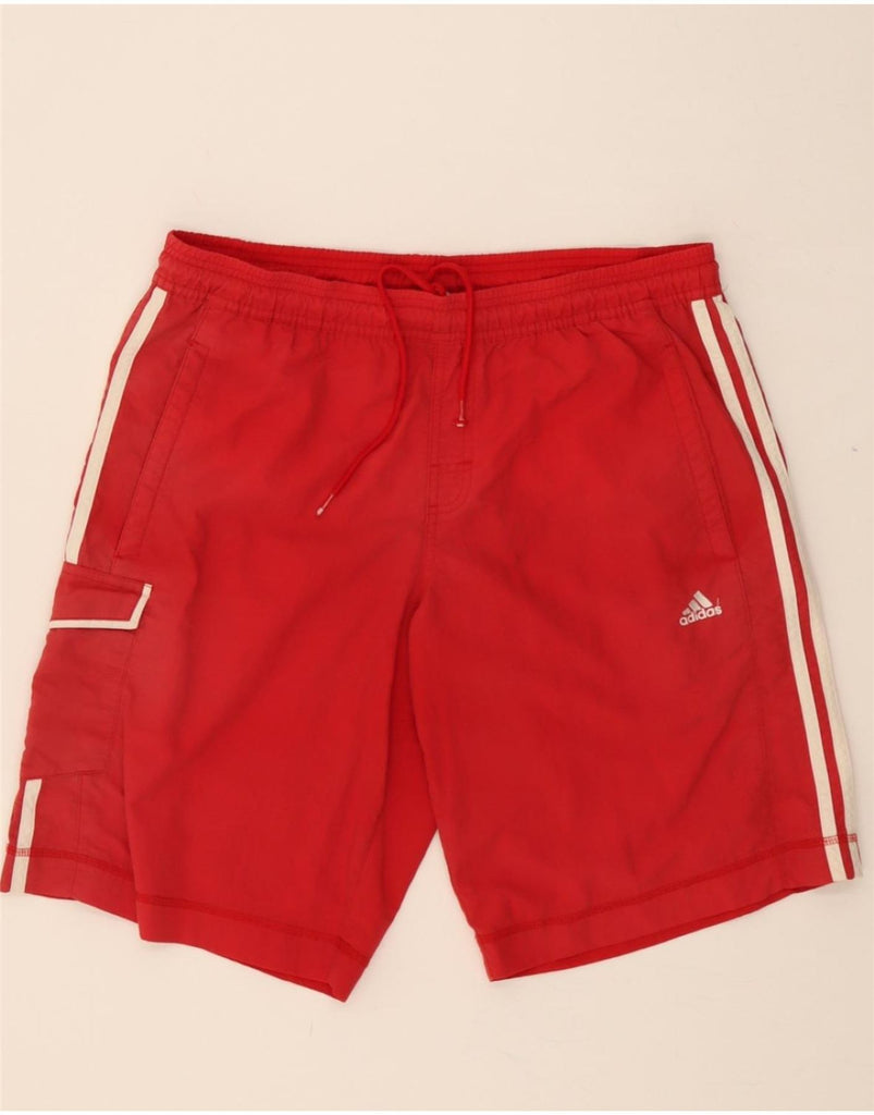 ADIDAS Mens Swimming Shorts Medium  Red Polyamide Vintage Adidas and Second-Hand Adidas from Messina Hembry 