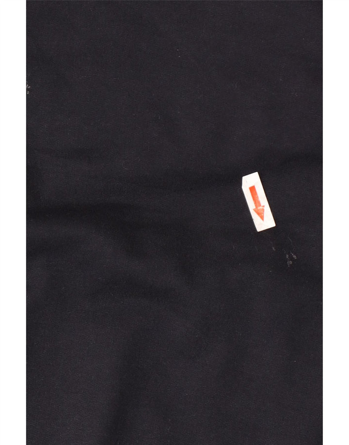 Umbro Mens Graphic Tracksuit Top Jacket IT 56 XL Black Cotton