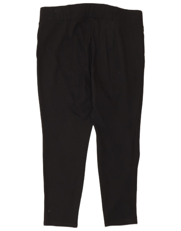 Marks & Spencer Womens Autograph Cropped Trousers UK 18 XL W38 L27 Black