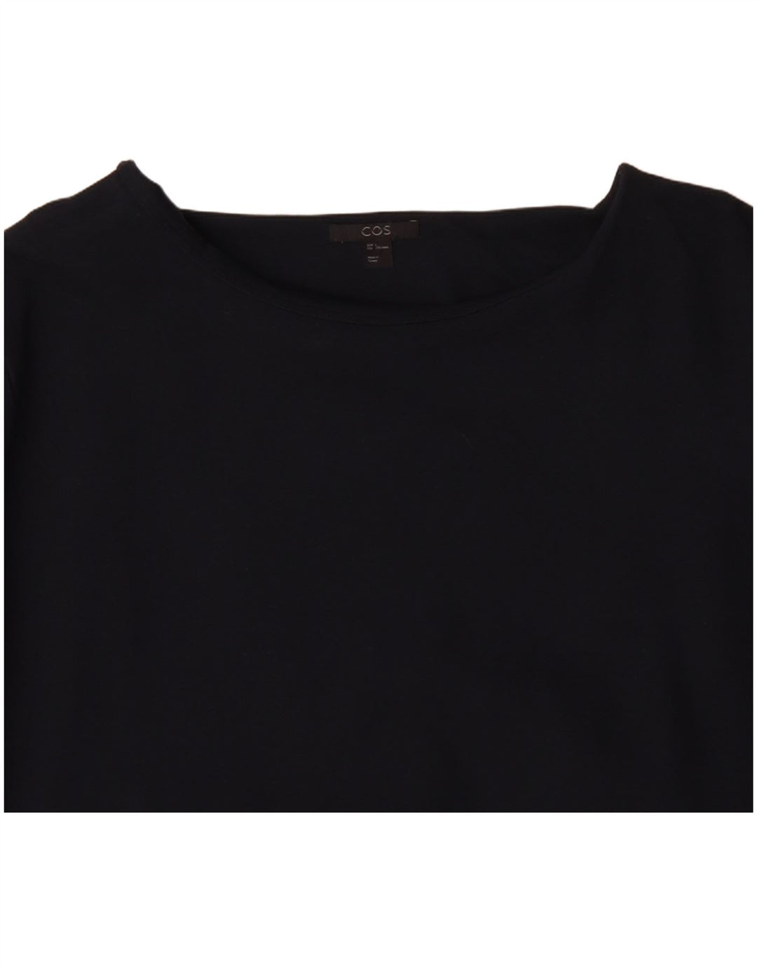 COS Womens Tunic Dress UK 16 Large Navy Blue Viscose