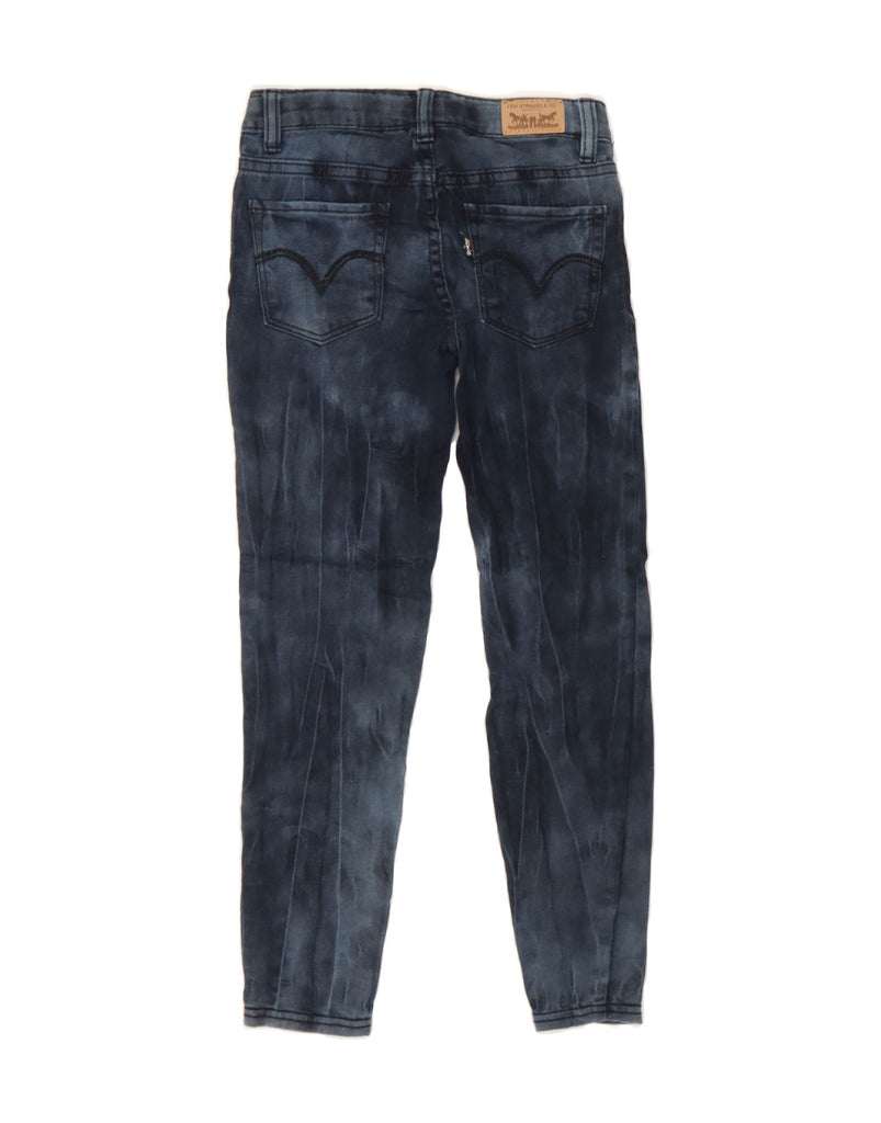 LEVI'S Girls Legging Jeans 6-7 Years W24 L22 Navy Blue Cotton Vintage Levi's and Second-Hand Levi's from Messina Hembry 
