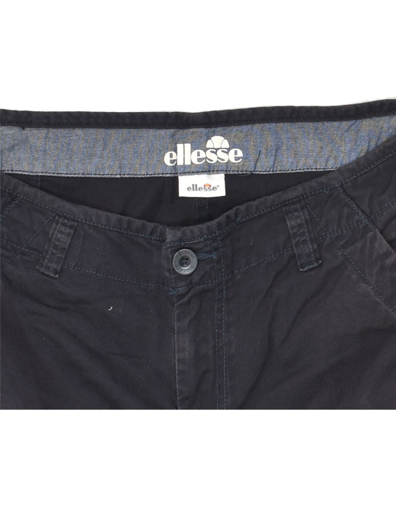ELLESSE Mens Chino Shorts IT 52 XL W38  Navy Blue Cotton | Vintage Ellesse | Thrift | Second-Hand Ellesse | Used Clothing | Messina Hembry 