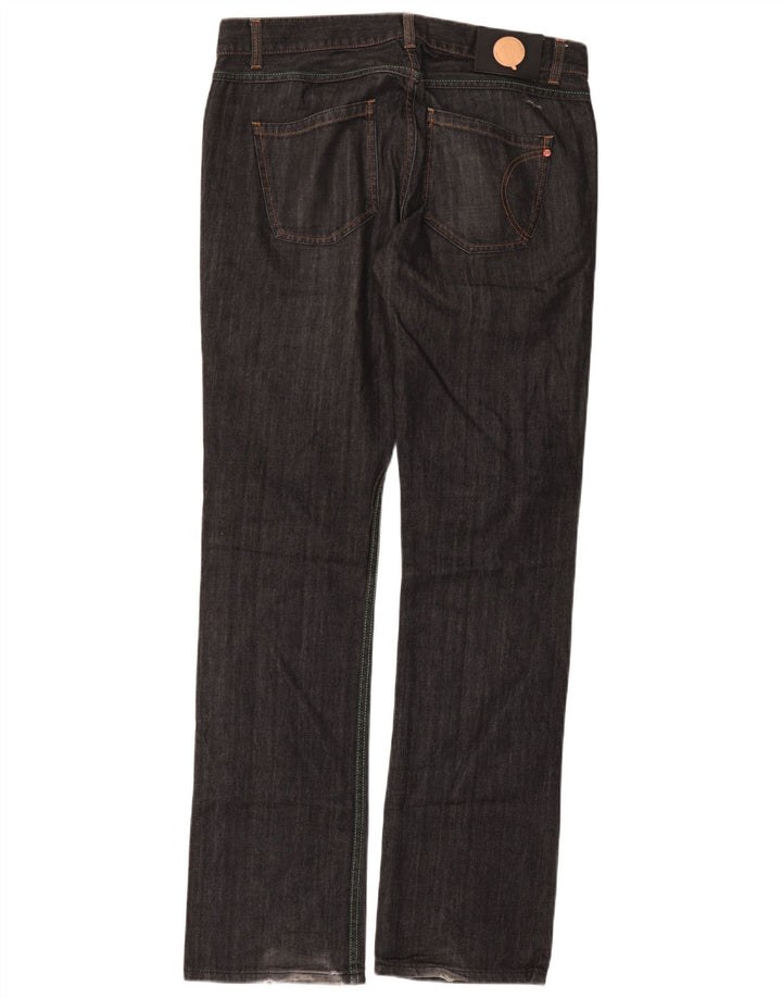 Bikkembergs Mens Straight Jeans W34 L34 Grey