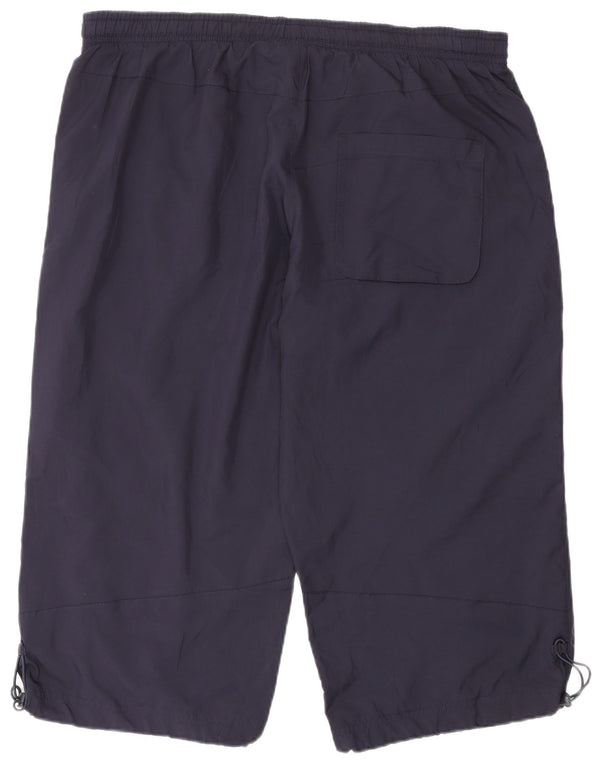 Puma Mens Graphic Bermuda Sport Shorts Large  Navy Blue