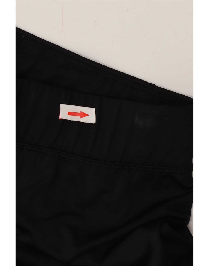 Asics Womens Capri Tracksuit Trousers UK 14 Large Black Polyester