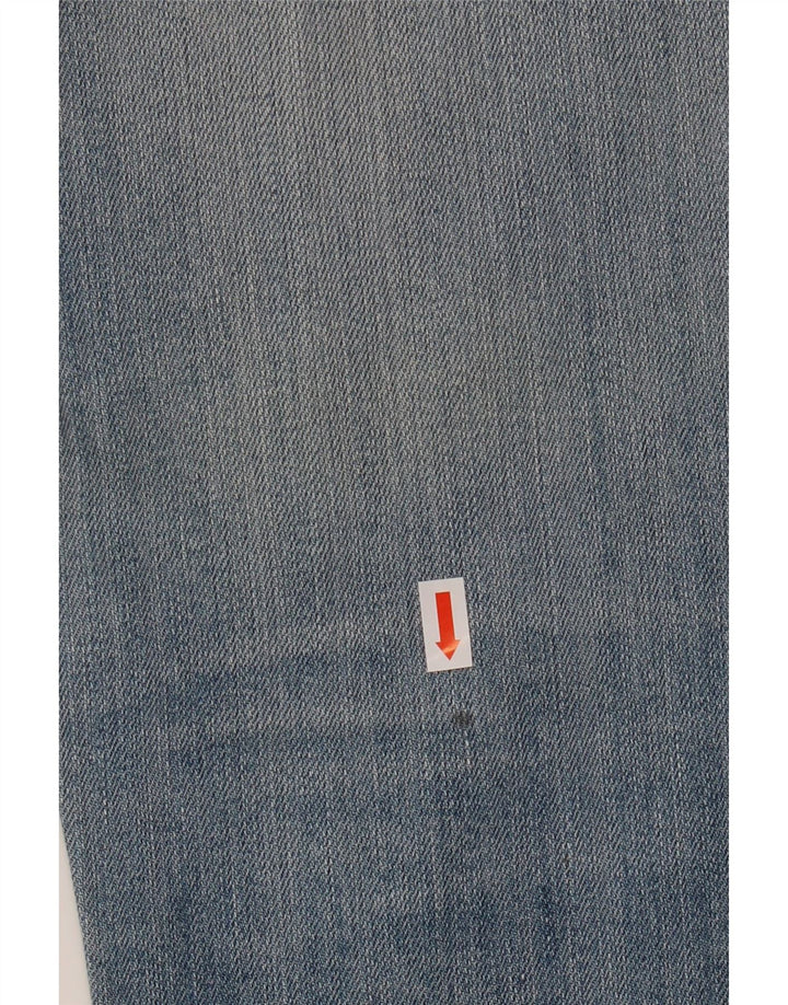 CALVIN KLEIN Womens Straight Jeans W28 L28 Blue Cotton