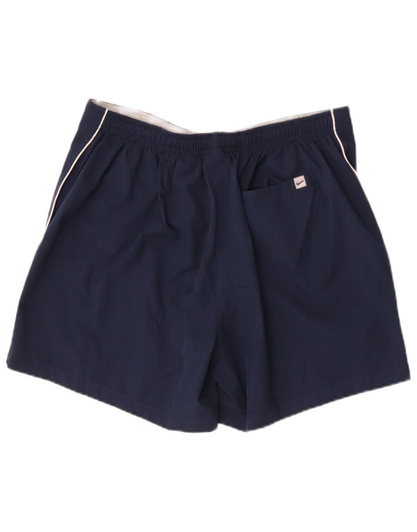 Nike Womens Sport Shorts UK 16/18 XL Navy Blue
