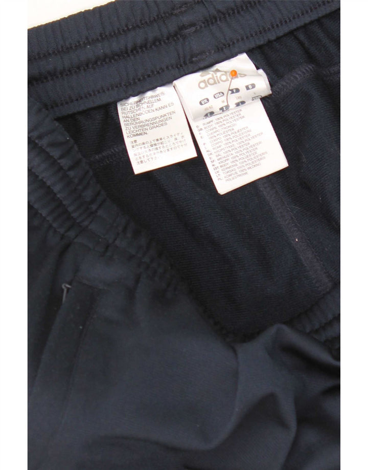 Adidas Mens Tracksuit Trousers UK 40/42 Medium Navy Blue Polyester