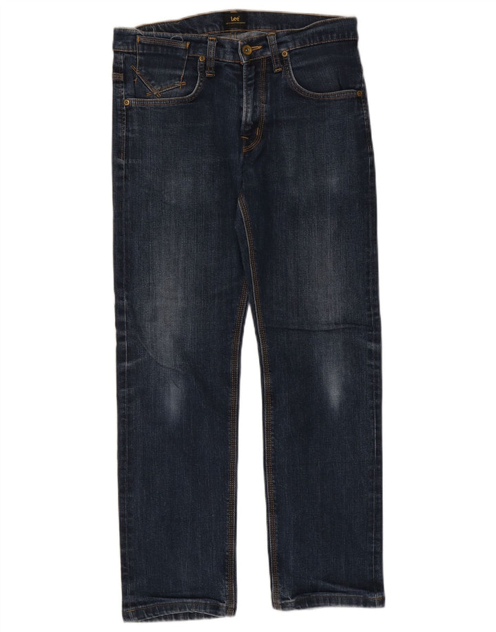 Lee Mens Straight Jeans W32 L29 Navy Blue