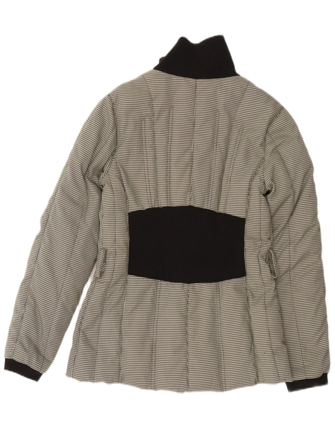 Carhartt Womens Padded Jacket IT 42 Medium Grey Houndstooth Polyamide