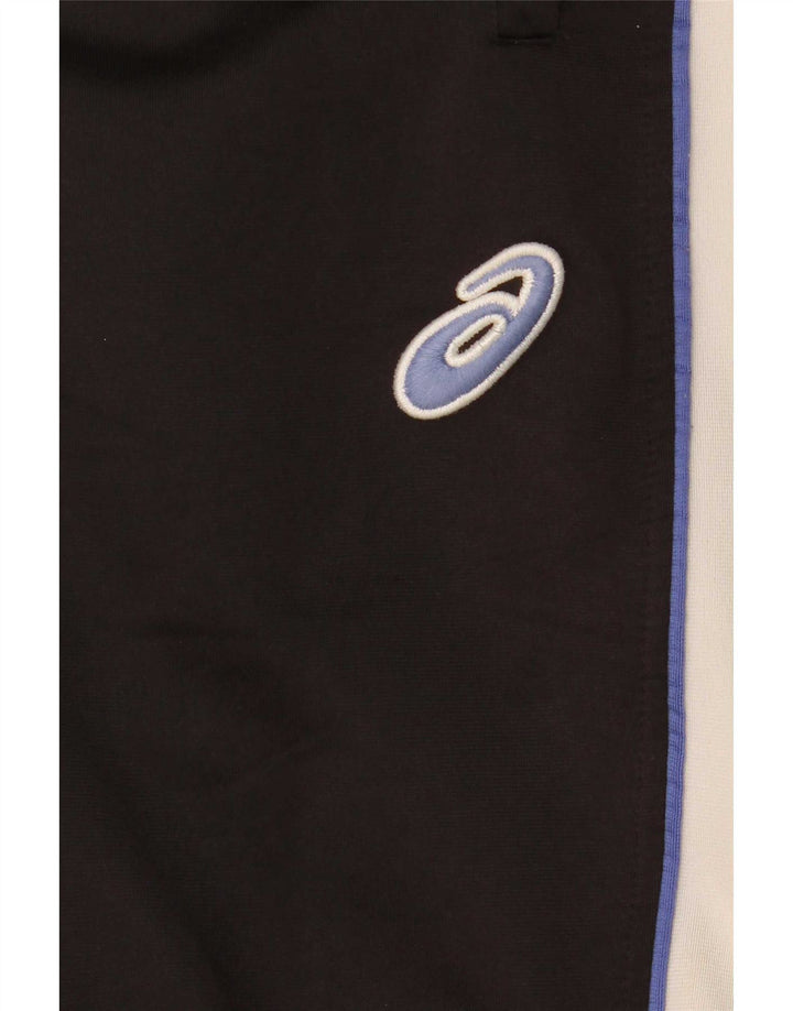 Asics Mens Tracksuit Trousers Medium Black Colourblock